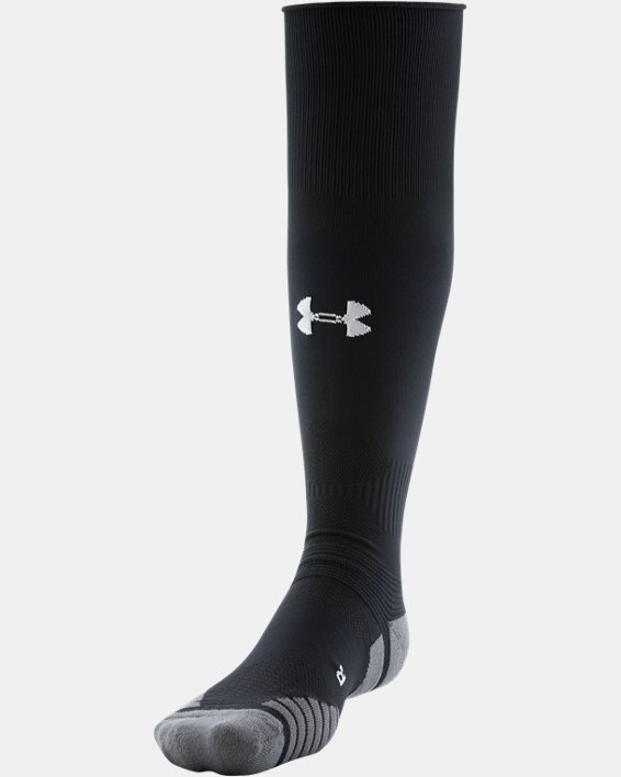 Unisex UA Soccer Over-The-Calf Socks, Black, pdpMainDesktop image number 2
